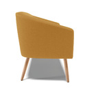 Sofá 2 Lugares Namoradeira Pé Palito Natural Stella Bouclê D0