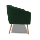 Sofá 2 Lugares Namoradeira Pé Palito Natural Stella Bouclê Ve