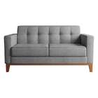 Sofá 2 Lugares Narvik Linho Cinza