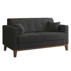 Sofá 2 Lugares Narvik Linho Grafite