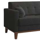 Sofá 2 Lugares Narvik Linho Grafite