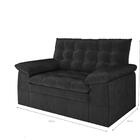 Sofa 2 Lugares Net Cosmos Preto