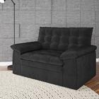 Sofa 2 Lugares Net Cosmos Preto