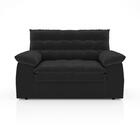 Sofa 2 Lugares Net Cosmos Preto