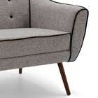 Sofá 2 Lugares Niky Cinza