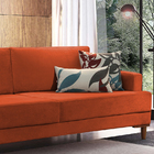 Sofá 2 Lugares Ocre Em Veludo 1,53m Lírio