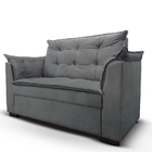 Sofá 2 Lugares Opala Cinza