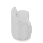 Sofá 2 Lugares Orgânico 140 Cm Morgan Bouclê Cinza