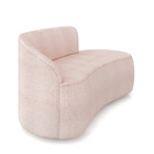 Sofá 2 Lugares Orgânico 140 Cm Morgan Bouclê D03 - D'rossi -