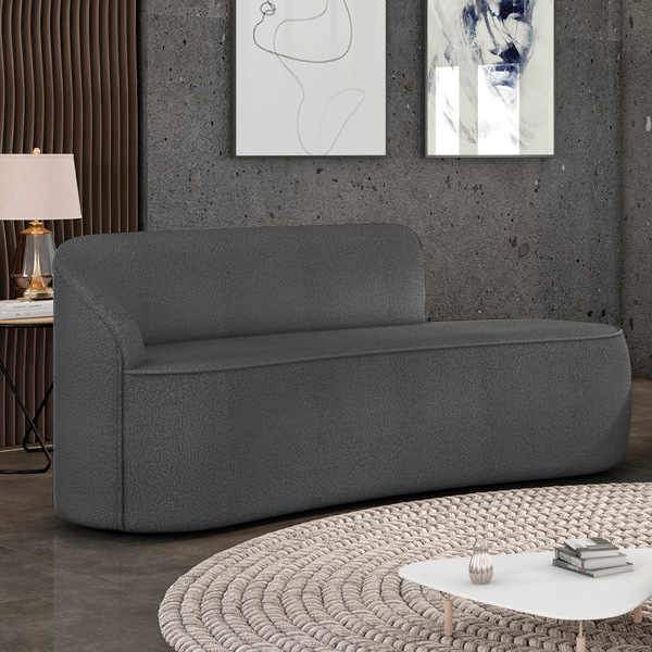 Sofá 2 Lugares Orgânico 140 Cm Morgan Bouclê D03 - D'rossi -