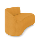 Sofá 2 Lugares Orgânico 140 Cm Morgan Bouclê D03 - D'rossi -