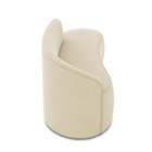 Sofá 2 Lugares Orgânico 140 Cm Morgan Suede Bege