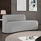 Sofá 2 Lugares Orgânico 140 Cm Morgan Suede D03 - D'rossi - C