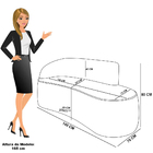 Sofá 2 Lugares Orgânico 140 Cm Morgan Suede D03 - D'rossi - C