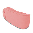 Sofá 2 Lugares Orgânico 140 Cm Morgan Suede Rosê