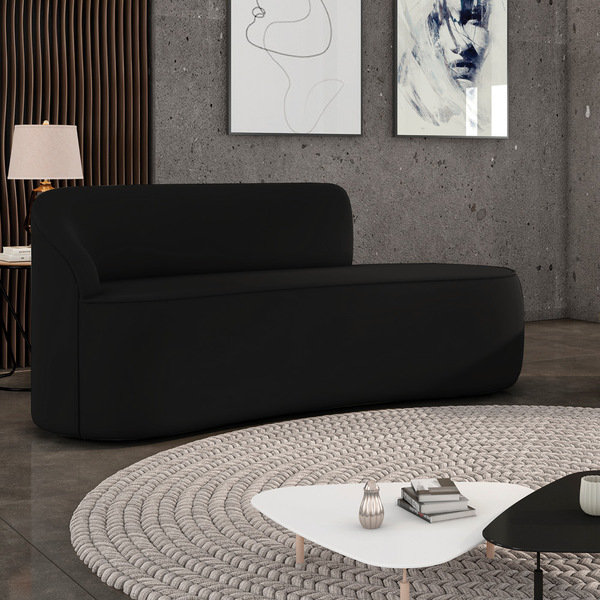 Sofá 2 Lugares Orgânico 140 Cm Morgan Veludo D03 - D'rossi -