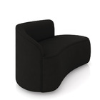 Sofá 2 Lugares Orgânico 140cm Morgan E Poltrona Lua Suede Pre