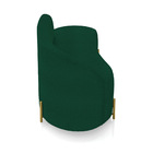 Sofá 2 Lugares Orgânico 140cm Morgan Pé Aço Dourado Bouclê D0