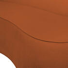 Sofá 2 Lugares Orgânico 140cm Pé Ferro Preto Morgan Bouclê D0