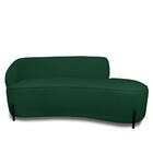 Sofá 2 Lugares Orgânico 140cm Pé Ferro Preto Morgan Bouclê D0