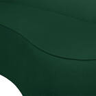 Sofá 2 Lugares Orgânico 140cm Pé Ferro Preto Morgan Bouclê D0