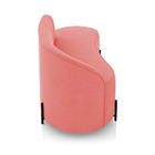 Sofá 2 Lugares Orgânico 140cm Pé Ferro Preto Morgan Suede D03