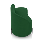 Sofá 2 Lugares Orgânico 140cm Pé Ferro Preto Morgan Suede Ver