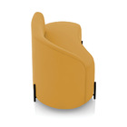 Sofá 2 Lugares Orgânico 140cm Pé Ferro Preto Morgan Veludo D0