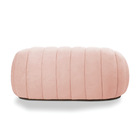 Sofá 2 Lugares Orgânico Para Sala Cloud Bouclê Rosê E03 - D'r