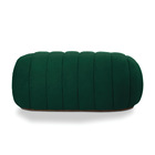 Sofá 2 Lugares Orgânico Para Sala Cloud Bouclê Verde E03 - D'