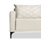 Sofá 2 Lugares Para Sala De Estar Eliot Bege