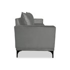 Sofá 2 Lugares Para Sala De Estar Eliot Cinza