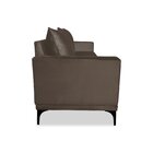 Sofá 2 Lugares Para Sala De Estar Eliot Marrom