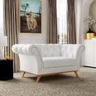 Sofá 2 Lugares Para Sala De Estar Império 150 Cm D02 Corano B