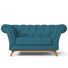 Sofá 2 Lugares Para Sala De Estar Império 150 Cm D02 Veludo A