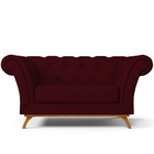 Sofá 2 Lugares Para Sala De Estar Império 150 Cm D02 Veludo M