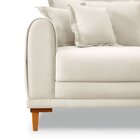 Sofá 2 Lugares Para Sala De Estar Logan Bege