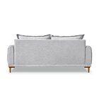 Sofá 2 Lugares Para Sala De Estar London Cinza