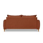 Sofá 2 Lugares Para Sala De Estar London Cobre