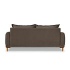 Sofá 2 Lugares Para Sala De Estar London Marrom