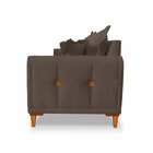 Sofá 2 Lugares Para Sala De Estar London Marrom