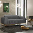 Sofá 2 Lugares Para Sala De Estar Molino 150 Cm D02 Pés D'our