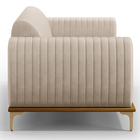 Sofá 2 Lugares Para Sala De Estar Molino 150 Cm D02 Pés D'our