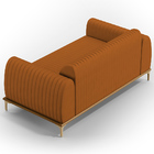 Sofá 2 Lugares Para Sala De Estar Molino 150 Cm D02 Pés D'our