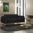 Sofá 2 Lugares Para Sala De Estar Molino 150 Cm D02 Pés D'our