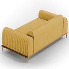 Sofá 2 Lugares Para Sala De Estar Molino 150 Cm D02 Pés D'our