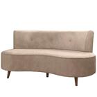 Sofá 2 Lugares Para Sala Living 135cm Pés Palito Korah K04 Ve