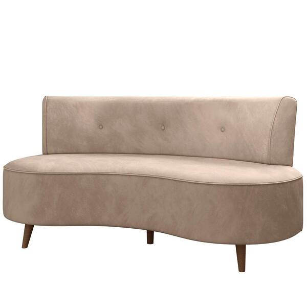 Sofá 2 Lugares Para Sala Living 135cm Pés Palito Korah K04 Ve