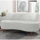 Sofá 2 Lugares Para Sala Living 135cm Pés Palito Korah Z08 Li