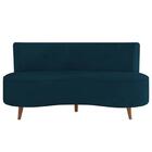 Sofá 2 Lugares Para Sala Living 135cm Pés Palito Korah Z08 Ve